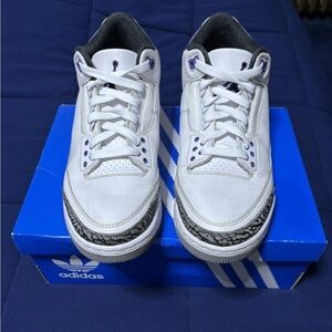 Jordan 3 Retro Dark Iris 2022 Size 9.5